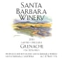 Santa Barbara Winery Lafond Vineyard Grenache 2013 Front Label