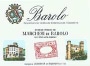 Marchesi di Barolo Barolo Riserva Grande Annata 1970 Front Label