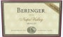 Beringer Napa Valley Merlot 2000 Front Label