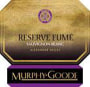 Murphy-Goode Reserve Fume Blanc 2001 Front Label