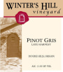 Winter's Hill Vineyard Late Harvest Pinot Gris 2014 Front Label