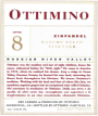 Ottimino Ranch Bello Zinfandel 2009 Front Label