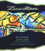 Zaca Mesa Zaca Vineyards Syrah 1996 Front Label