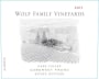 Wolf Family Vineyards Cabernet Franc 2011 Front Label