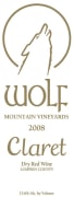 Wolf Mountain Vineyards & Winery Claret 2008 Front Label