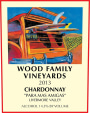Wood Family Vineyards Para Mas Amigas Chardonnay 2013 Front Label