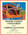 Wood Family Vineyards Cabernet Sauvignon Especial 2012 Front Label