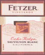 Fetzer Echo Ridge Valley Oaks Sauvignon Blanc 2007 Front Label