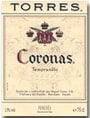 Familia Torres Coronas Tempranillo 1997 Front Label