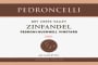 Pedroncelli Pedroni-Bushnell Vineyard Zinfandel 2001 Front Label