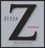 Zerba Cellars Barbera 2011 Front Label