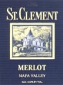 St. Clement Merlot 1996 Front Label