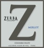 Zerba Cellars Merlot 2010 Front Label