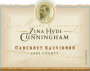 Zina Hyde Cunningham Cabernet Sauvignon 2007 Front Label