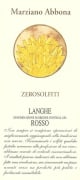 Abbona Zerosolfiti Langhe Rosso 2013 Front Label