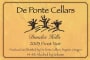 DePonte Pinot Noir 2003 Front Label