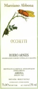 Abbona Occhetti Roero Arneis 2012 Front Label