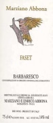 Abbona Faset Barbaresco 2008 Front Label