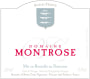 Domaine Montrose Rouge 2015 Front Label