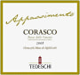 Tedeschi Appassimento Corasco 2008 Front Label