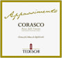 Tedeschi Appassimento Corasco 2009 Front Label