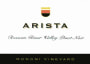 Arista Winery Mononi Vineyard Pinot Noir 2008 Front Label
