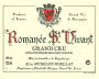 Hudelot-Noellat Romanee St. Vivant Grand Cru 2012 Front Label