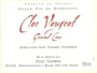 Alex Gambal Clos Vougeot Grand Cru 2007 Front Label