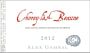 Alex Gambal Chorey les Beaune 2012 Front Label