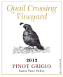 Costa de Oro Quail Crossing Vineyard Pinot Grigio 2012 Front Label