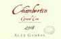 Alex Gambal Chambertin Grand Cru 2008 Front Label