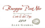 Alex Gambal Bourgogne Cuvee Les Deux Papis Pinot Noir 2010 Front Label