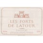 Chateau Latour Les Forts de Latour 1990 Front Label