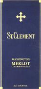 St. Clement Washington Merlot 1996 Front Label