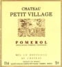 Chateau Petit Village 1990 Front Label