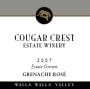 Cougar Crest Grenache Rose 2007 Front Label