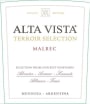 Alta Vista Malbec Terroir Selection 2013 Front Label