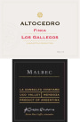 Altocedro Finca Los Gallegos Malbec 2013 Front Label