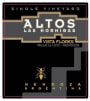 Altos Las Hormigas Vista Flores Malbec 2013 Front Label