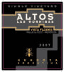 Altos Las Hormigas Vista Flores Malbec 2007 Front Label