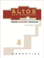 Altos Las Hormigas Appellation Paraje Altamira Malbec 2012 Front Label