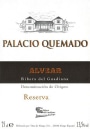 Alvear Bodega Palacio Quemado Reserva 2003 Front Label