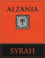 Alzania Syrah 2011 Front Label