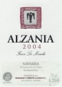 Alzania Finca la Moneda 2004 Front Label