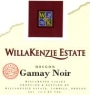 WillaKenzie Estate Gamay Noir 1997 Front Label