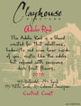 Clayhouse Adobe Red 2005 Front Label