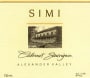 Simi Alexander Valley Cabernet Sauvignon 1997 Front Label