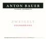 Anton Bauer Zweigelt 2013 Front Label