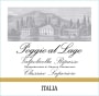 Poggio al Lago Valpolicella Ripasso Classico Superiore 2015  Front Label