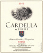 Cardella Winery Vineyard 22 Syrah 2012 Front Label